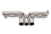 Tubi Style - Porsche GT3/GT3RS Three-Pipe Center Muffler Delete (Titanium)