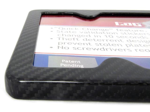 Carbon Fiber License Plate Frame
